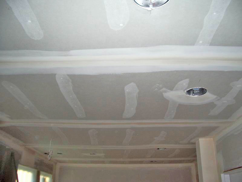 Family Room Ceiling Sheetrock