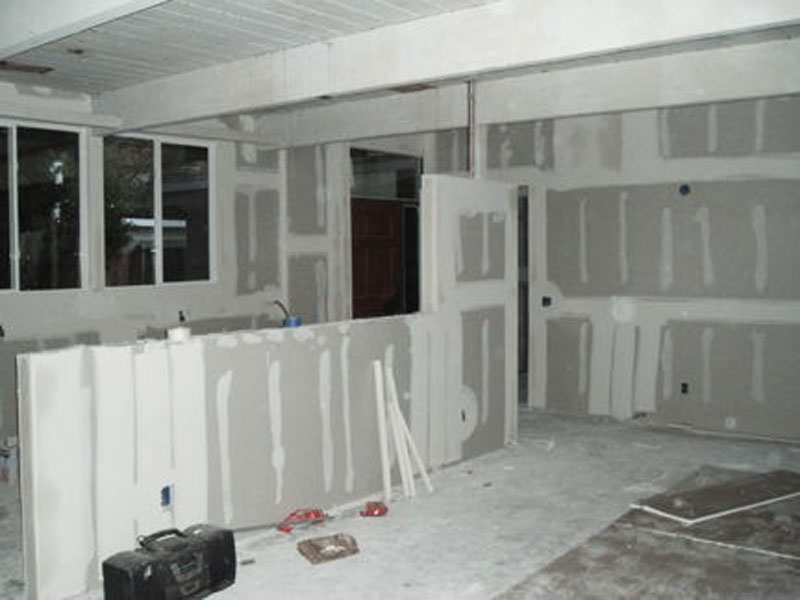 Pony Wall Sheetrock