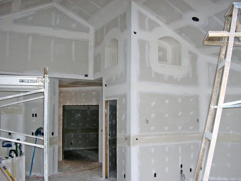 Master Bedroom Sheetrock